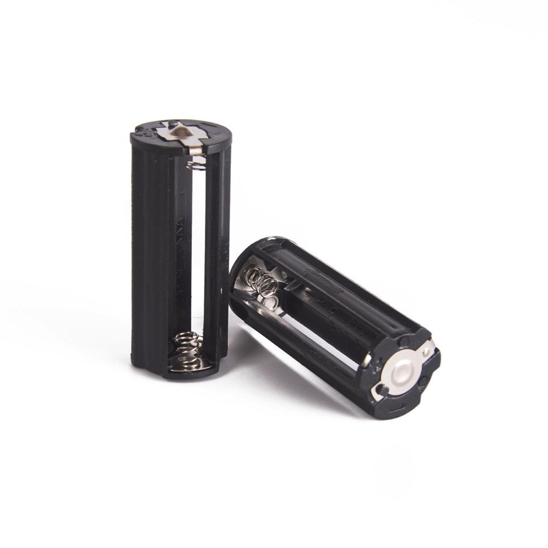 Battery Holder For 3 x 1.5V AAA Batteries Cylindrical Case For Flashlight Torch gallery