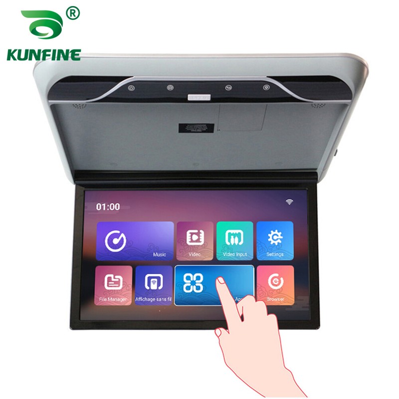 19″ Roof Ceiling Screen Flip down Android Touch Screen Overhead Monitor TFT HDMI