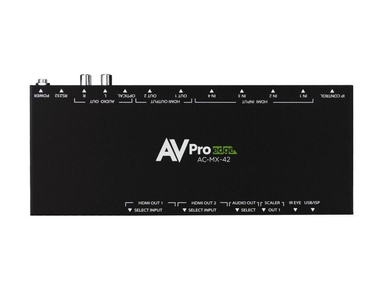 AVPro Edge AC-MX-42 18Gbps 4K 4x2 Matrix Switch/HDR/Downscaling/Auto Switching gallery