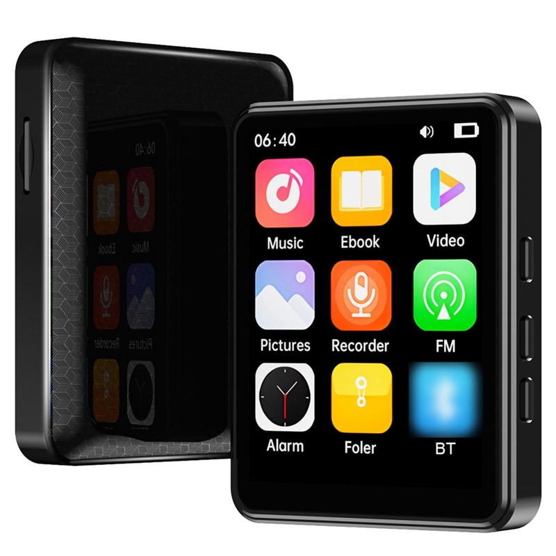 2.4″ Touch Screen MP3 MP4 Player with BT Speaker, TF Card, E-book Video Player