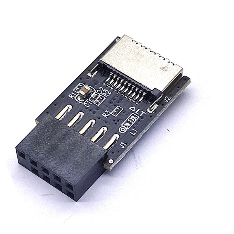 Converter USB3.2 TYPE-E Motherboard USB2.0 9Pin to TYPE-C A-KEY Front Connector gallery