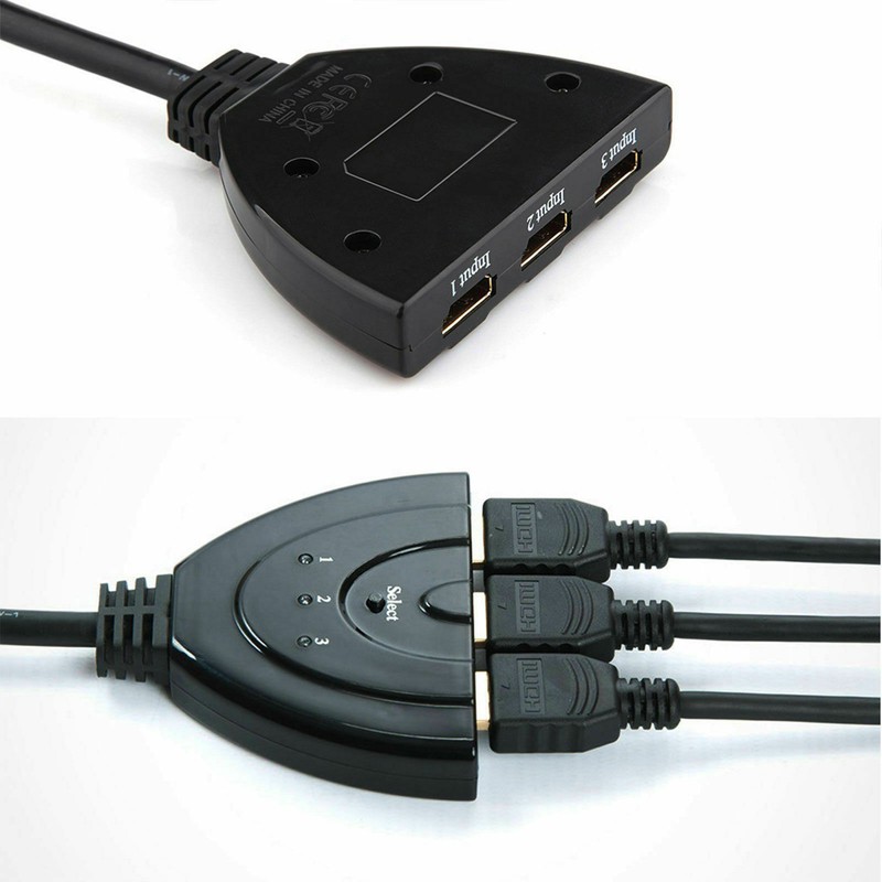 3 Port HDMI Splitter Cable 1080P Switch Switcher HUB Adapter for HDTV PS4 Xbox gallery