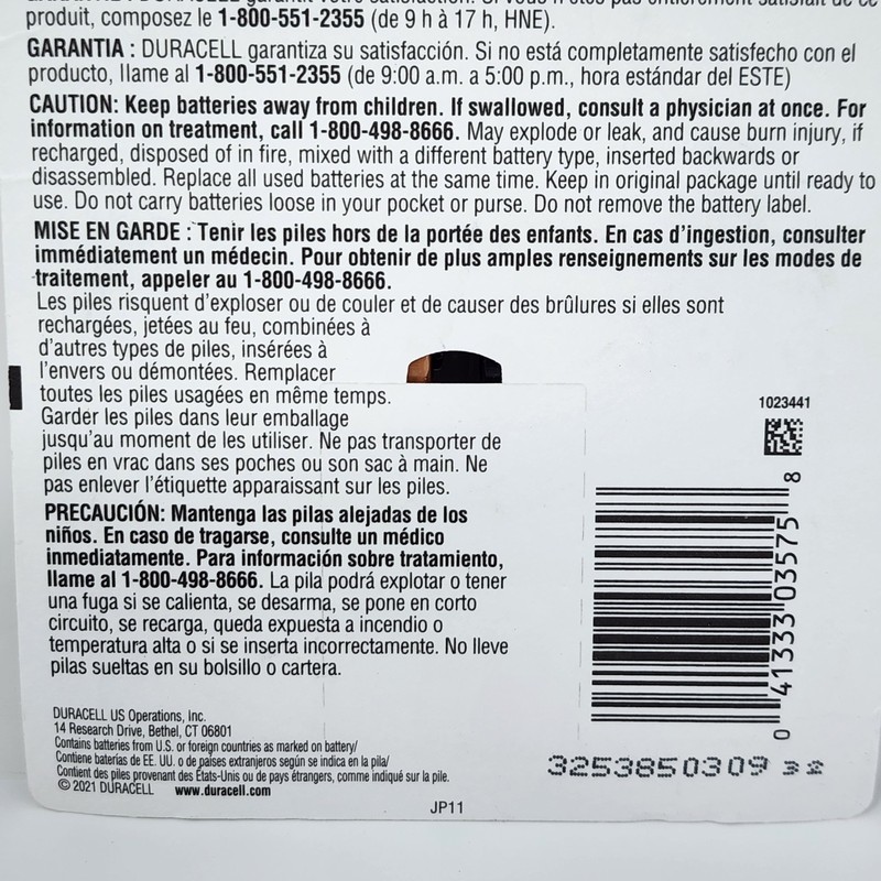 Duracell 123 Lithium 3V Batteries DL123 CR17345 (6 Pack) Exp 2033 gallery