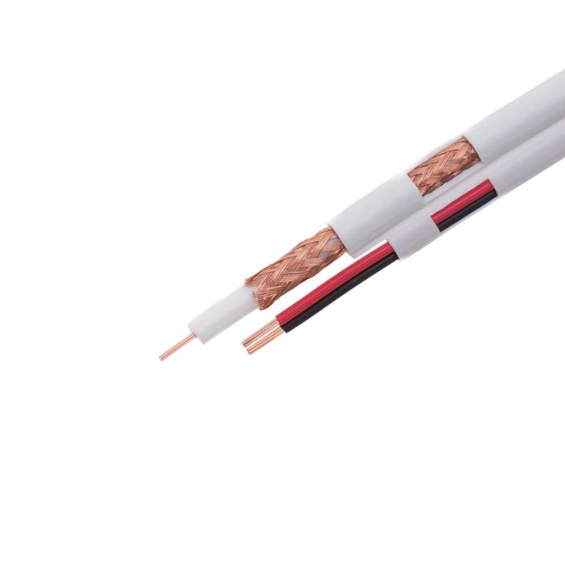Cables Direct Online 250ft RG59/U Siamese CCTV Cable – 20AWG 250FT, White gallery