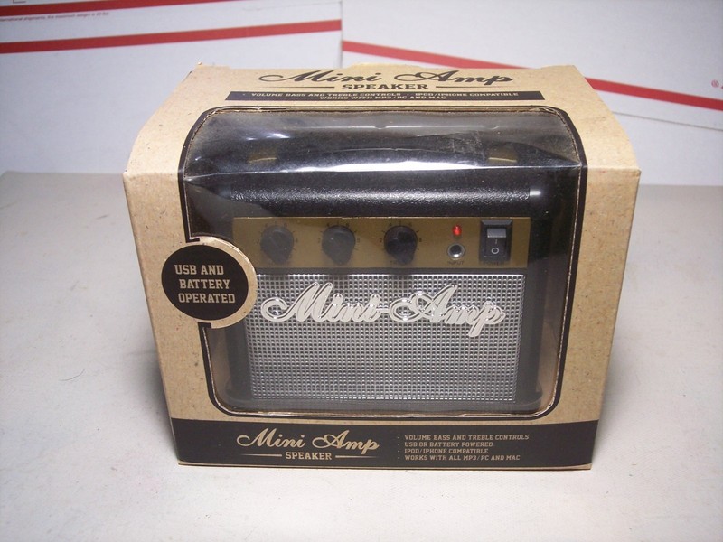 50 fifty mini amp usb / battery powered 3watt mp3 iphone pc desktop speaker