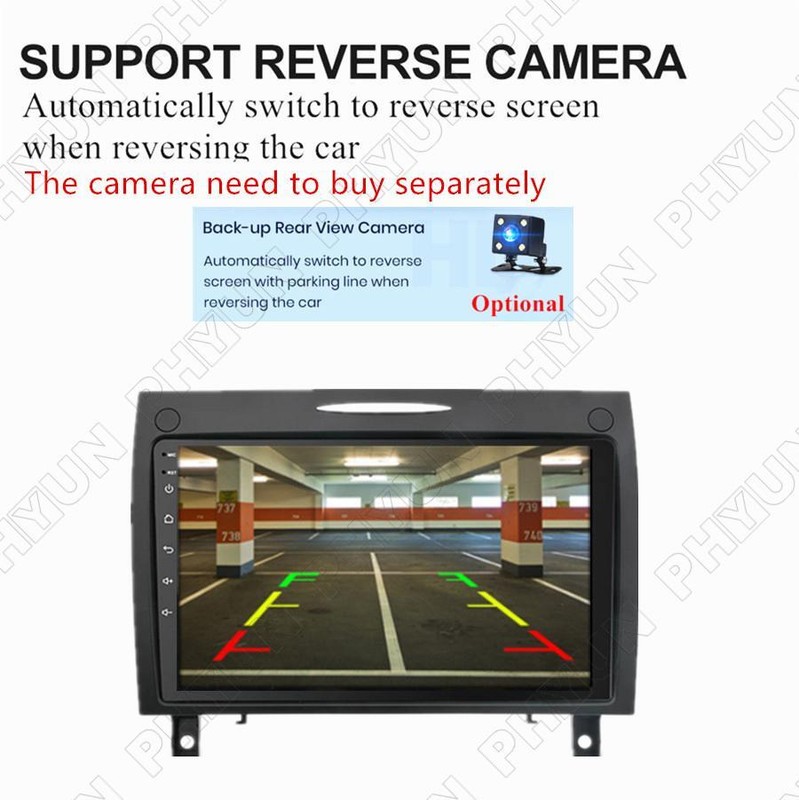 For 2004-10 Mercedes Benz SLK Class R171 GPS Stereo Radio Carplay 9'' Android 11 gallery