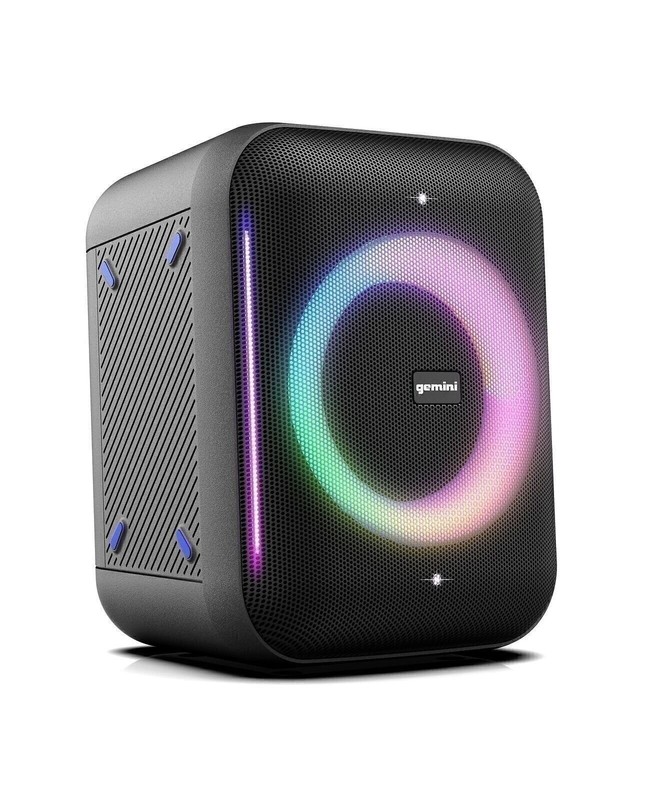 Gemini UltraRave GRV-650L 320W 6.5″ Speaker with LED Lights, Bluetooth, TWS, FM