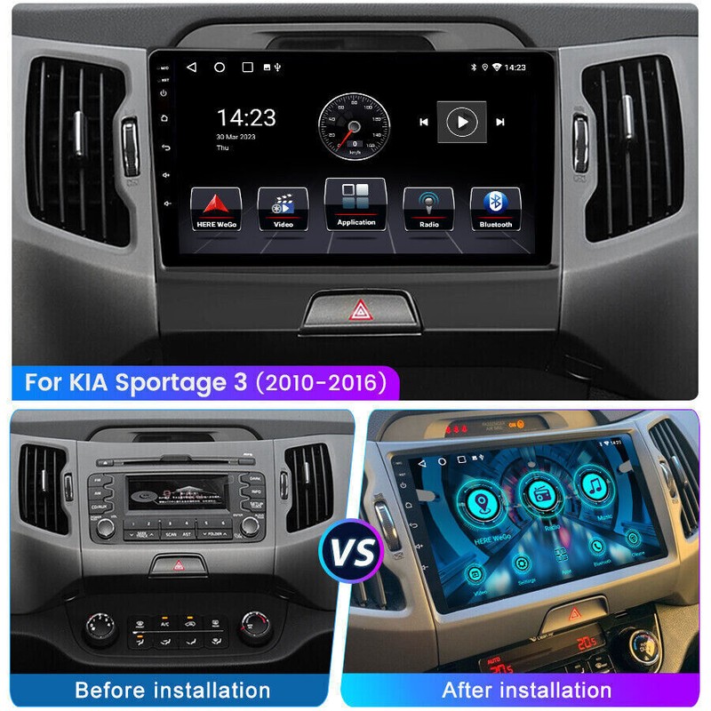 For KIA Sportage 3 2010-2016 Android 13 Carplay Car Radio Stereo GPS Navi 4+64GB gallery
