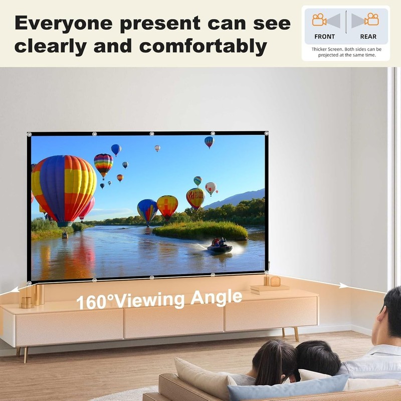 Double-Sided Video Screen for Backyard 200" gallery