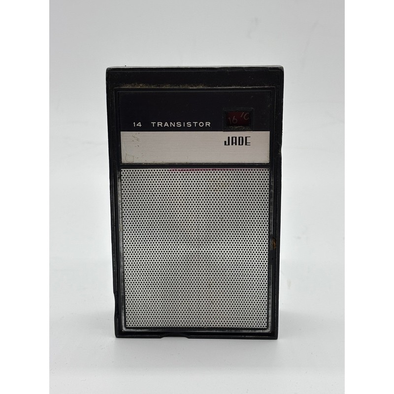 Vintage Jade J-143 14 Transistor AM Radio w/ Original Box Tested Working