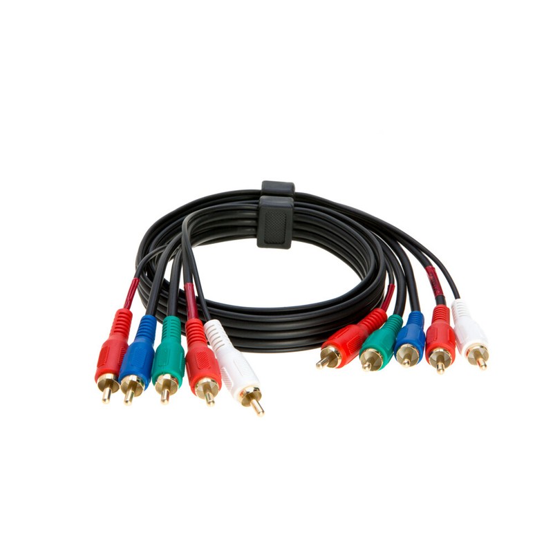 RCA Component Cable 5 Male To 5 Male Video Audio AV Hdtv Cord Adapter 3 6 12 50 gallery