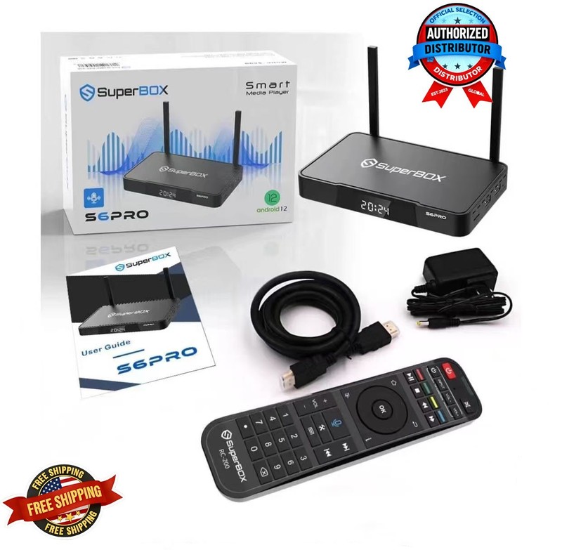 SuperBox S6 Pro BOX – Authorized Distributor – Free Shipping Message To Me