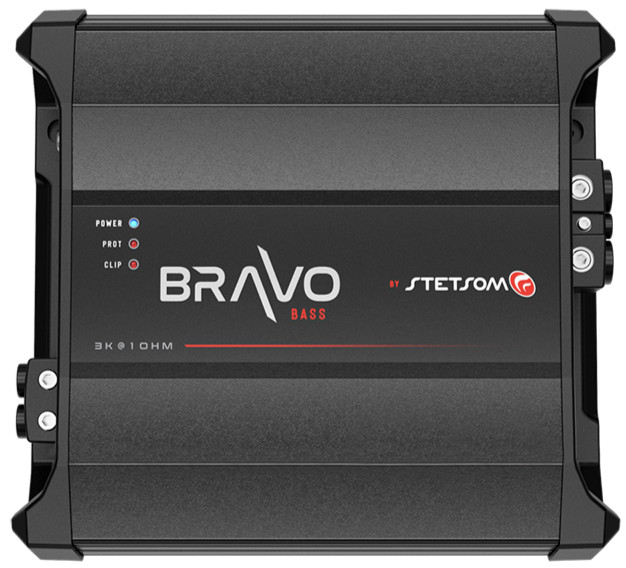 Stetsom BRAVO BASS 3K Digital Mono Car Audio Subwoofer Amplifier 3000 Watt 1-Ohm