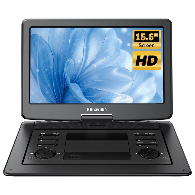 19" Full HD Portable DVD Player w/16" Screen HDMI Region Free USB Battery Memory gallery