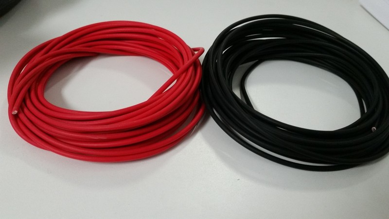 50 FT AUTOMOTIVE PRIMARY WIRE 10 GAUGE AWG HIGH TEMP GXL BLACK + RED 25 FT EA