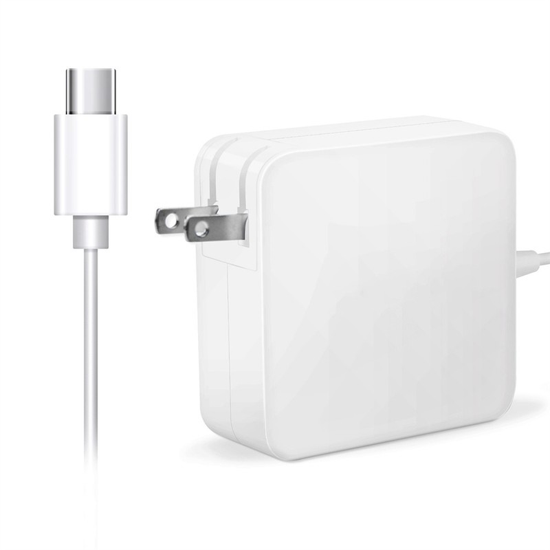 White 5ft 65W Type-C USB-C PD Charger for Lenovo 5A10K34728 Yoga 910-13IKB 80VF