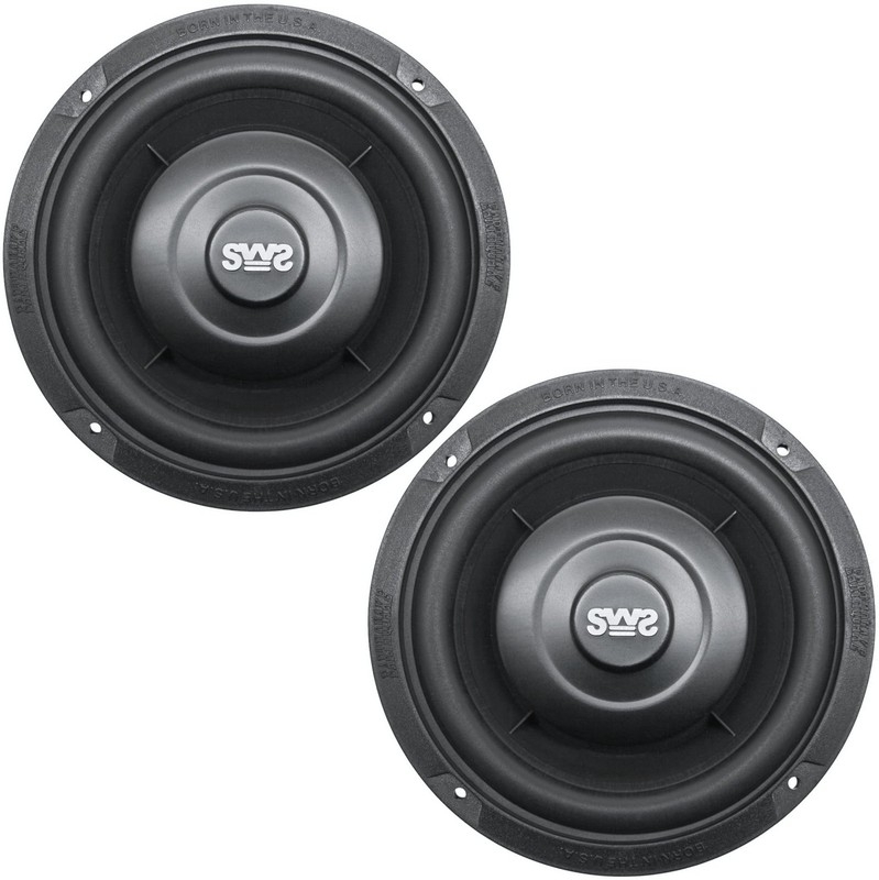 Earthquake Sound SWS-6.5X 6.5-inch Shallow Woofer System Subwoofers, 4-Ohm (Pair
