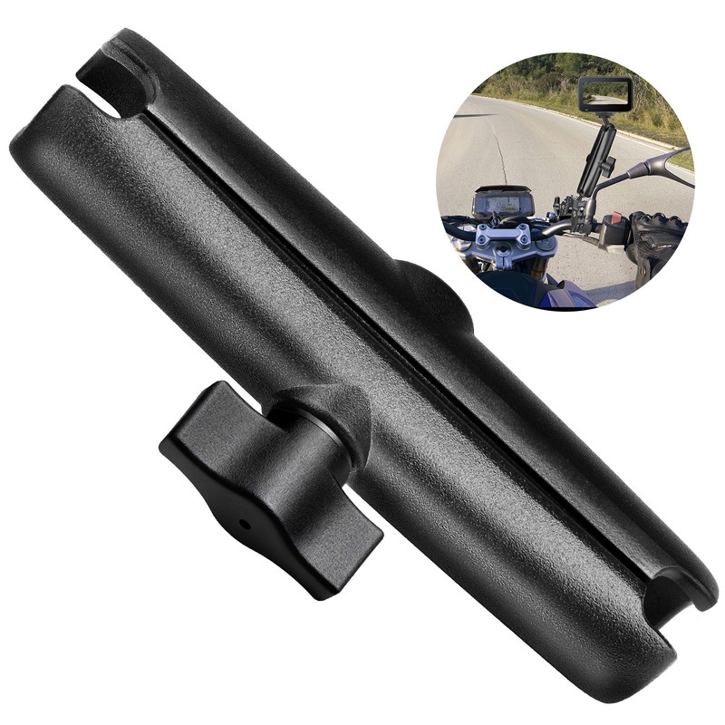 Double Socket Arm for RAM Mounts Camera Extension Arm 1″ Ball Head Mount Adapter