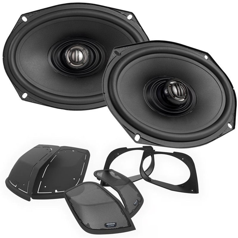 NVX XFHD69LK14 6×9″ Saddlebag Lid Speakers and Cut-in Kit