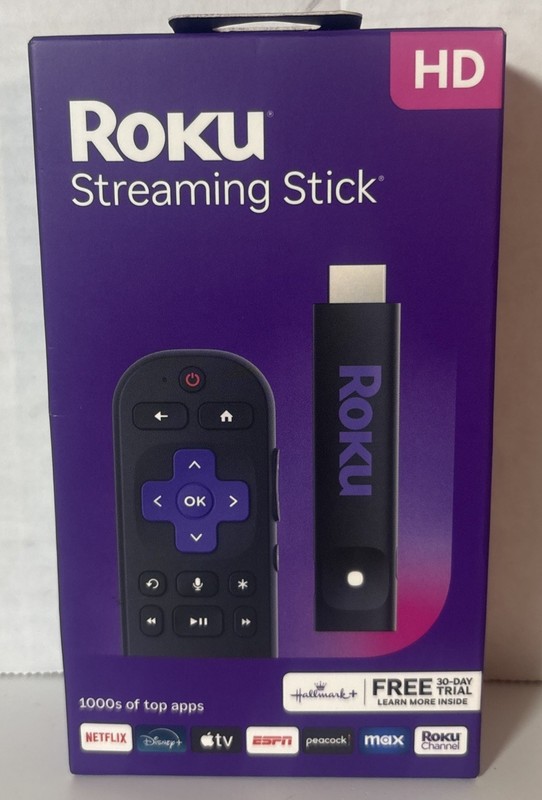 Roku Streaming Stick HD 2025 With Remote NEW/SEALED