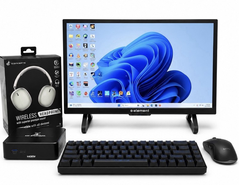 Ham Radio Complete PC Setup Ready To Go 64GB SSD 8RAM Windows 11 Pro + 320GB Ext