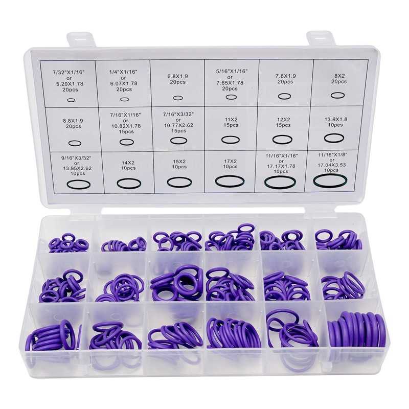 Air Conditioning Part O-Ring Washer 18 Size High-temperature Resistant Seal Set