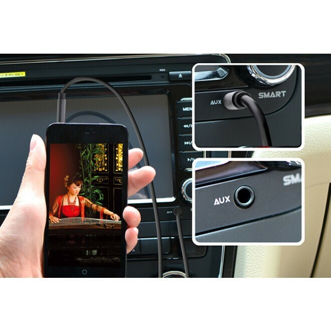 3.5mm Male to Male 5M AUX Audio Cable Speaker Auxiliary Cord GOLD PLATED gallery