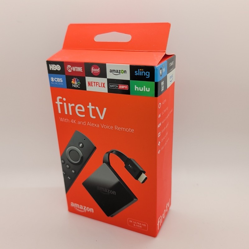 Amazon Fire TV 4K Ultra HD & HDR Pendant & Alexa Voice Remote – New Sealed