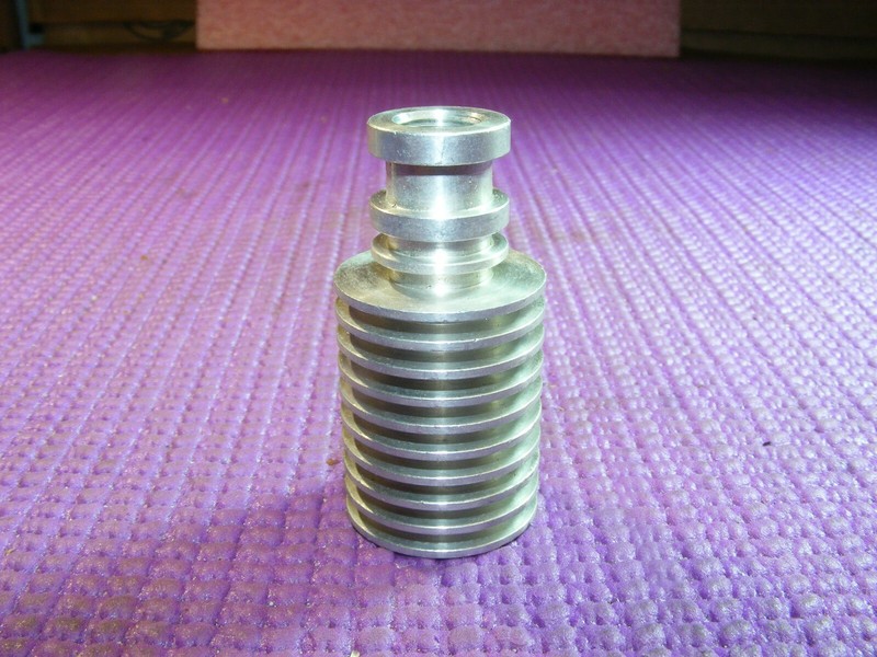 V6 J head Heat Sink LONG DISTANCE Bowden ALUMINUM Hot end cooling 3MM PLAIN x4 gallery