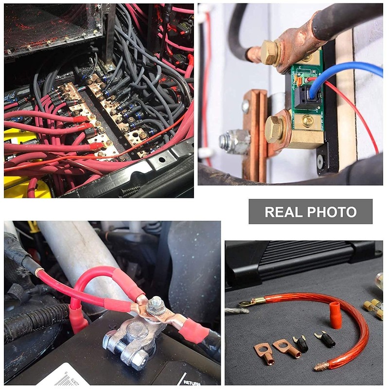 8 Count 4/0 AWG Ring Terminals & Heat Shrink Tubing - Ultimate Battery Solution gallery