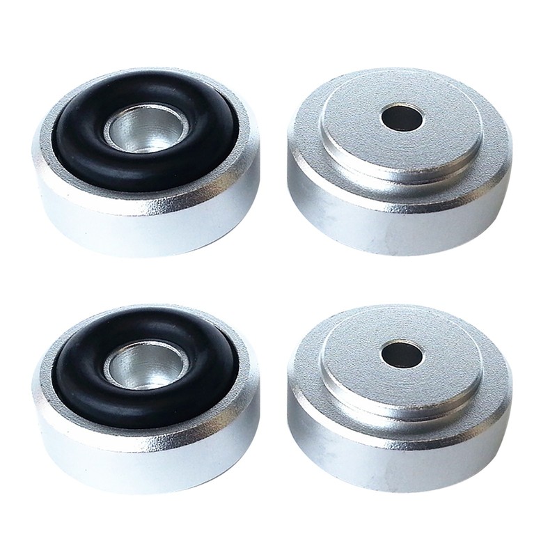 4X 20x8mm Speaker Box Aluminum Alloy Isolation Feet HIFI Amp Stand Base Pads ss