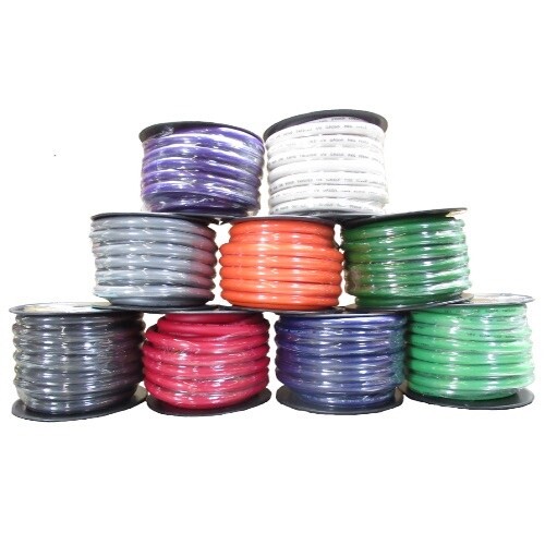 25 ' ft 2/0 Gauge AWG BLUE Power Ground Oversized Wire Sky High Car Audio GA ft gallery