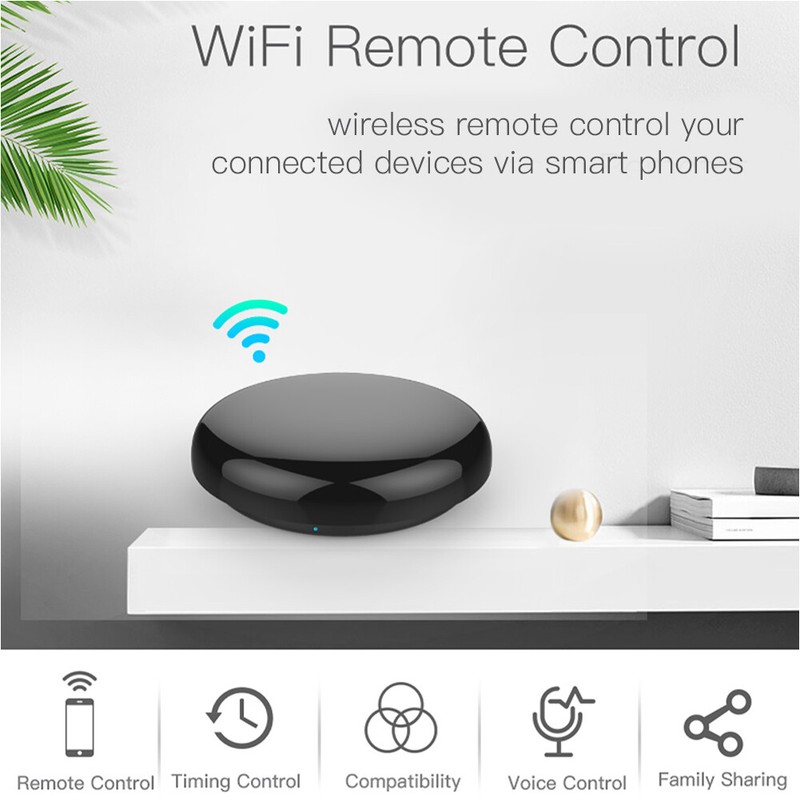 MOES WiFi IR Blaster Smart Remote Control Universal Infrared Repeater Voice APP gallery
