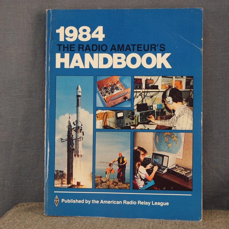 1984 The ARRL The Radio Amateurs Handbook Very Good Condition Front/Side View #B