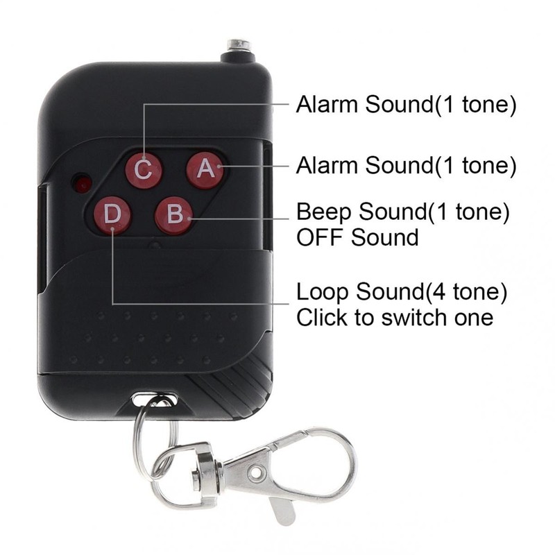 100W 7 Sound Car Intercom Anti-Theft Voice Speaker System 12 Volt