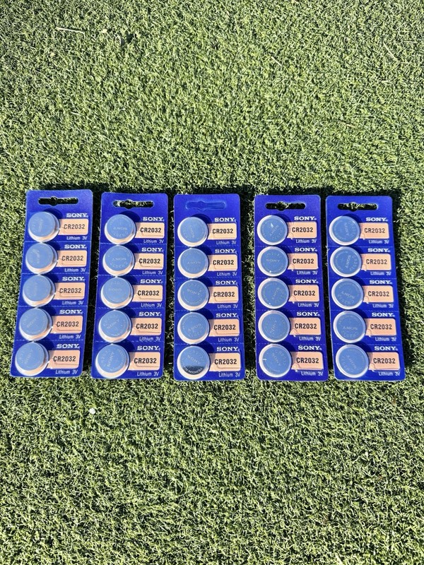 25 Sony Genuine Fresh CR2032 2032 Lithium 3V Batteries Exp 2033