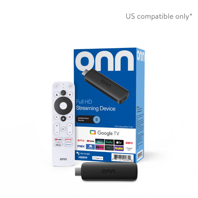 10 Pack - Onn Full HD Streaming Device, Google TV , 8GB Storage, 1.5GB RAM - NEW gallery