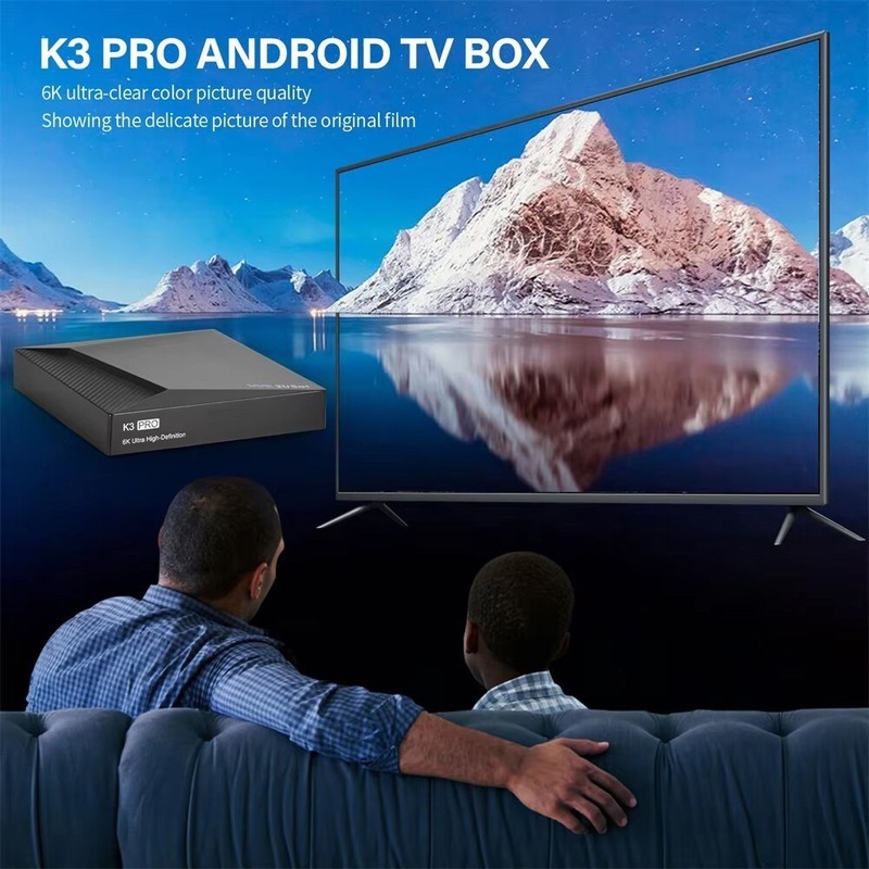 2026 Newest 6K HDR Android TV Box Model We2uSat K3pro Satellite TV Receiver gallery