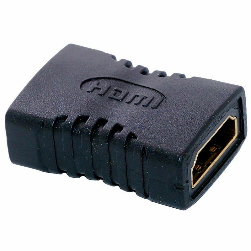 HDMI Female To Female Extender Adapter Coupler Connector F/F HDTV 1080P 4K US gallery