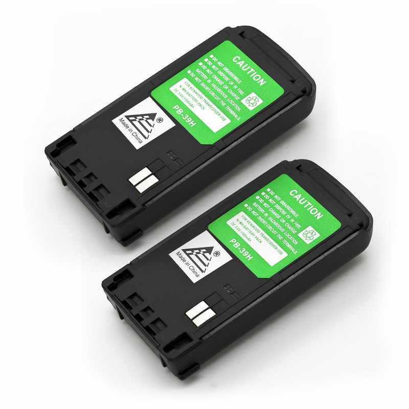 2x 9.6V 1100mAh NiMh Battery for Kenwood PB-39, PB-39H, TH-D7, TH-D7A gallery