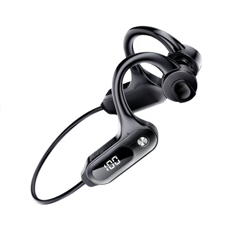 1 x Bluetooth headset Lightweight Exercise 300mah LED Digital Screen 30 Days New
