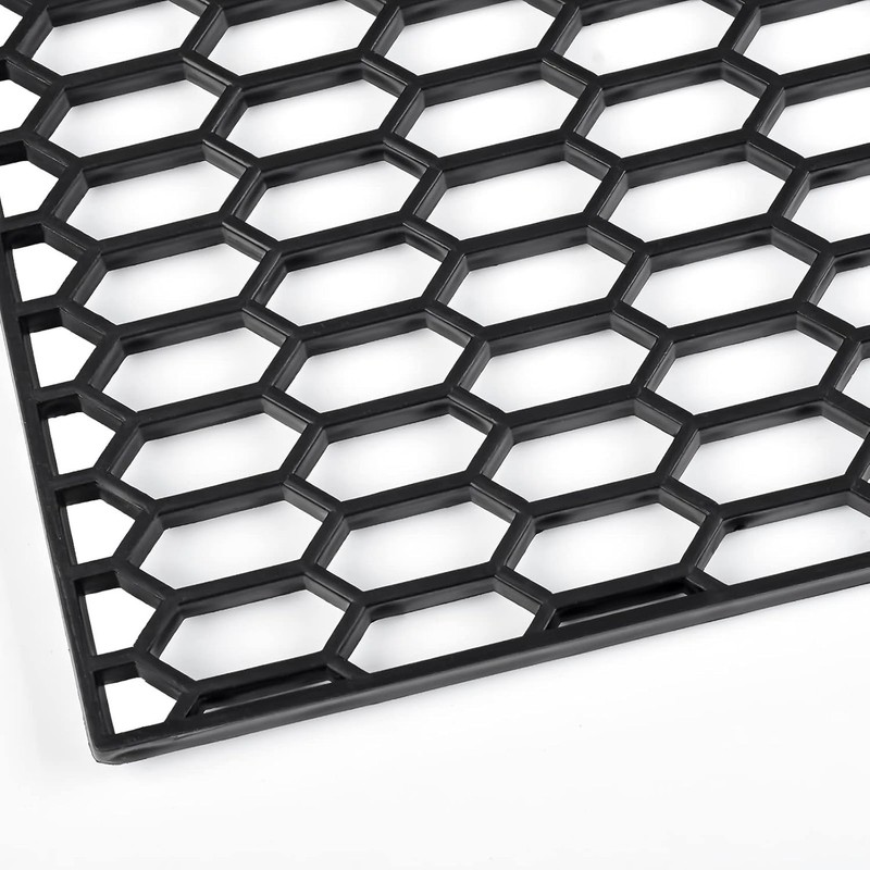 47″x16″ ABS Plastic Universal Car Grill Mesh, 11x30mm Honeycomb Black ABS