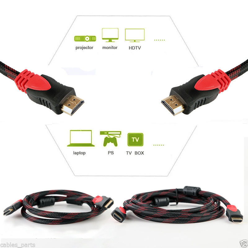 CableVantage PREMIUM HDMI CABLE 100feet 100FT For 3D DVD PS4 Xbox One HDTV Red gallery