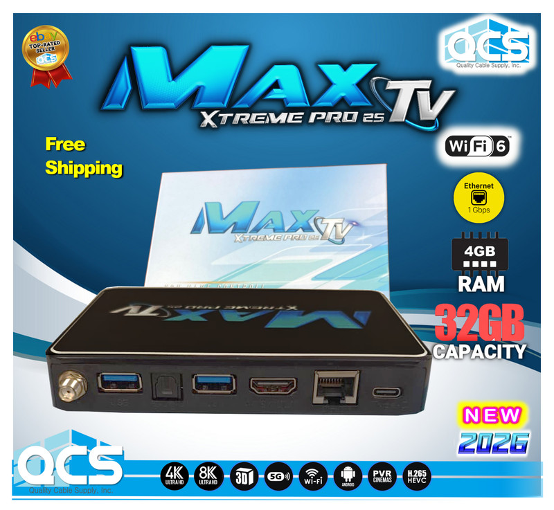 MaxTV Silver PRO 5G 2025 4K ULTRA-HD Box + Android 9.1 MaxTV Silver gallery