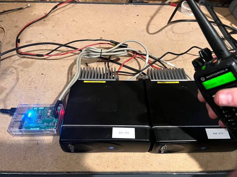 Ham Radio DIGITAL Repeater 440MHz 70cm DMR/DSTAR/P25/FUSION TM8105 SEE VIDEO