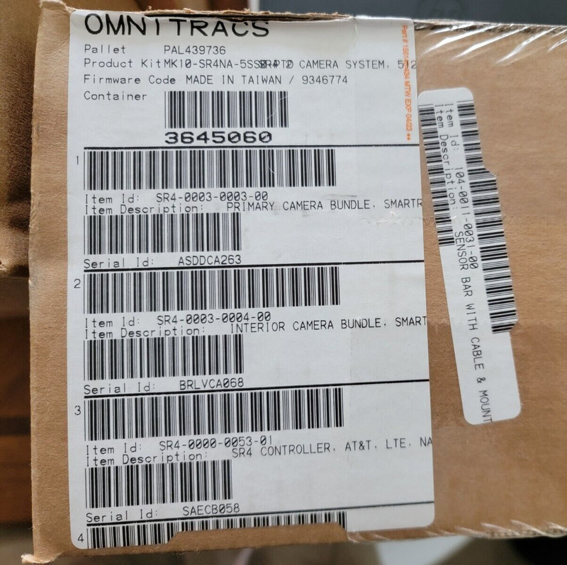 NEW Omnitracs SmartDrive SR4 SmartRecorder4 Kit Controller Sensor Camera Keypad gallery