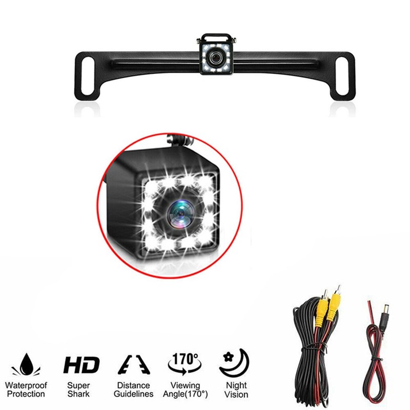 Parking Camera Wide 170° Waterproof Night Vision Car Rear View Reverse Backup US