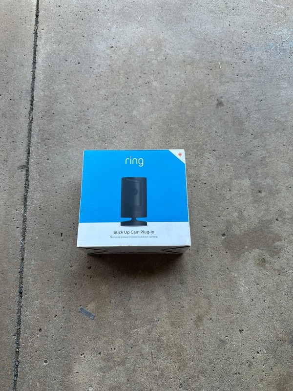 Ring Stick Up Cam Plug-in Wired Indoor/Outdoor Camera Blk (B0C5QTSF5J)