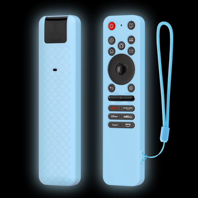 Blue Glow in the Dark Silicone Case For LG MR25GA High Quality Protection Grip