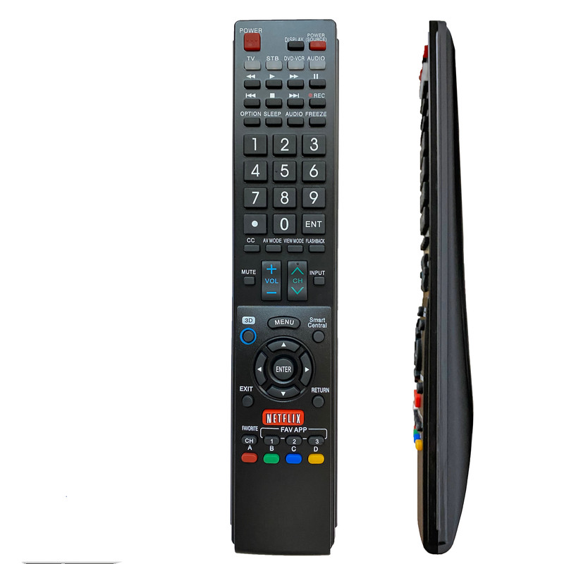 Remote For Sharp LC-42SB48UT-A LC-42SV49U LC-42SV50U LC-42X20E Aquos LCD HDTV TV